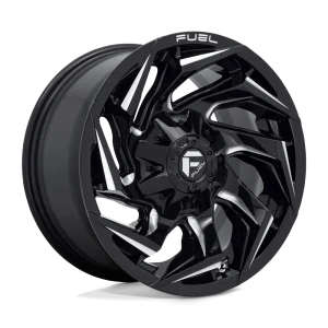 Fuel – D753 REACTION – Black – 15″x8″ -18mm – Summer Wheels – D75315808537
